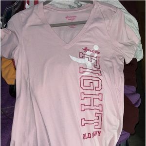 Aeropostale women’s Cancer t shirt Sz L